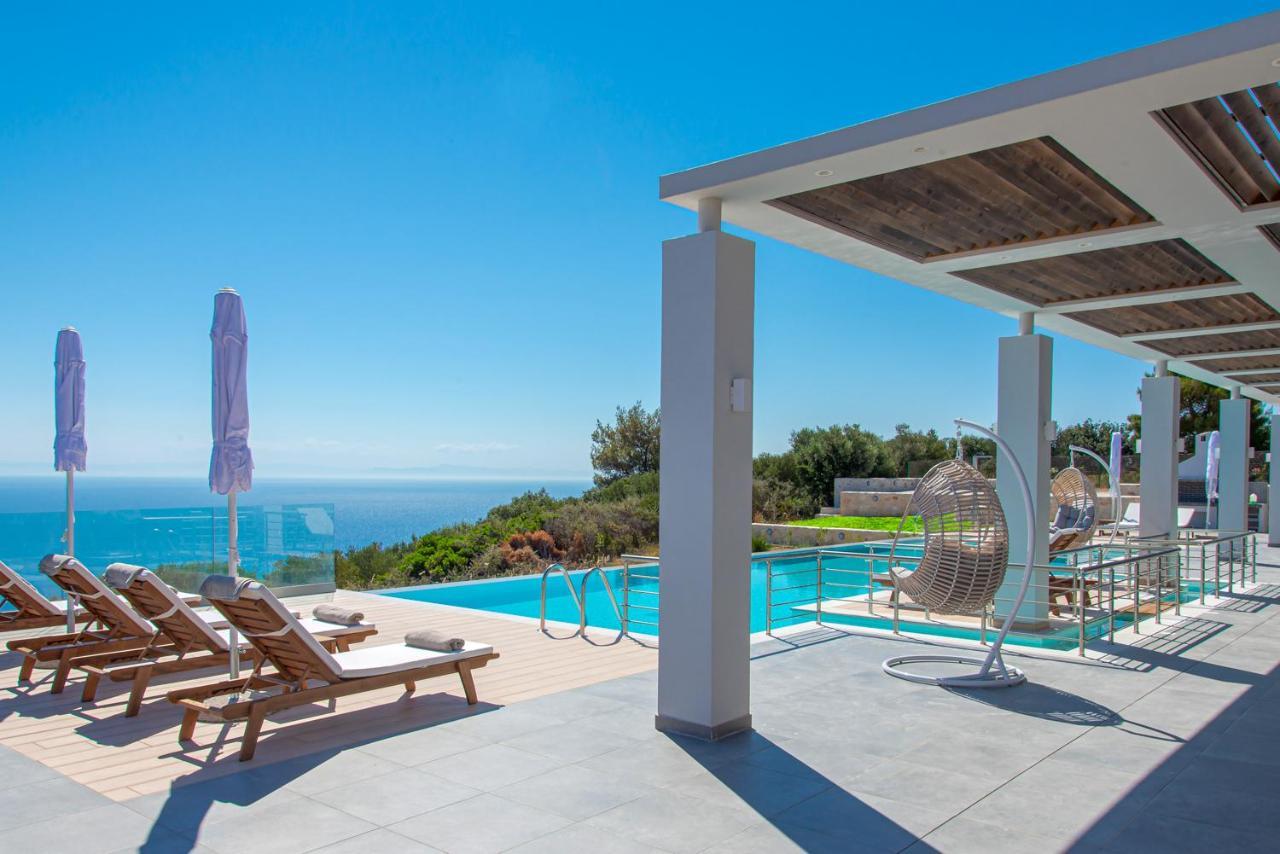 Villa Despina - Marathia View Private Luxury Villa Marathias  Екстер'єр фото