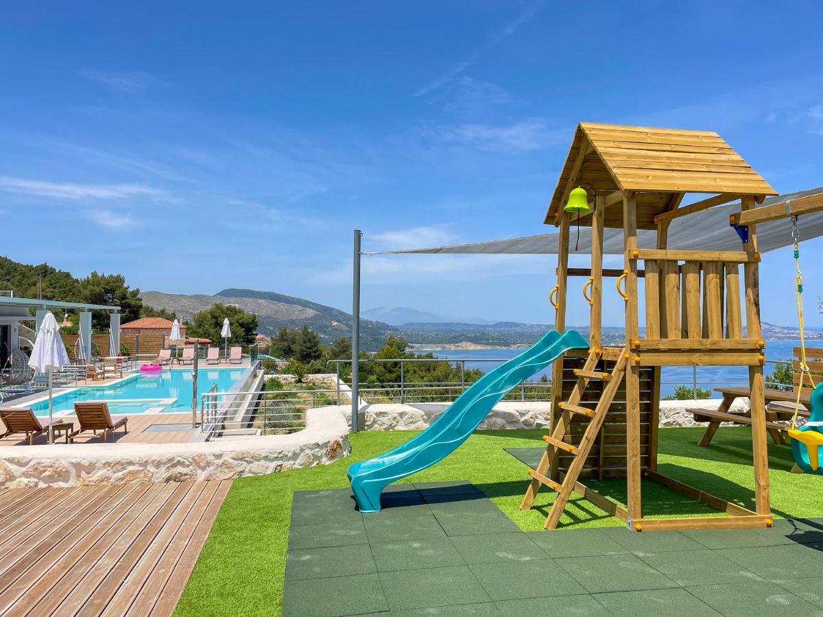 Villa Despina - Marathia View Private Luxury Villa Marathias  Екстер'єр фото